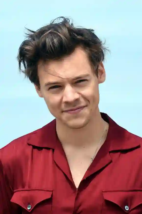 Harry Styles poses on July 16, 2017, during a photo-call in Dunkirk, ahead of the release of the movie "Dunkirk".