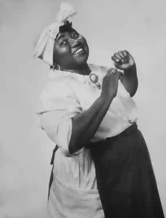 American actress Hattie McDaniel (1895 - 1952) as she appears in her role as Mammy in 'Gone With The Wind', circa 1939. McDaniel's performance won an Oscar for Best Supporting Actress, making her the first African-American to win an Academy Award.