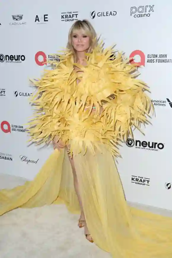 WEST HOLLYWOOD, CALIFORNIA - MARCH 12: Heidi Klum attends Elton John AIDS Foundation's 31st annual academy awards viewing party on March 12, 2023 in West Hollywood, California. (Photo by Phillip Faraone/Getty Images)