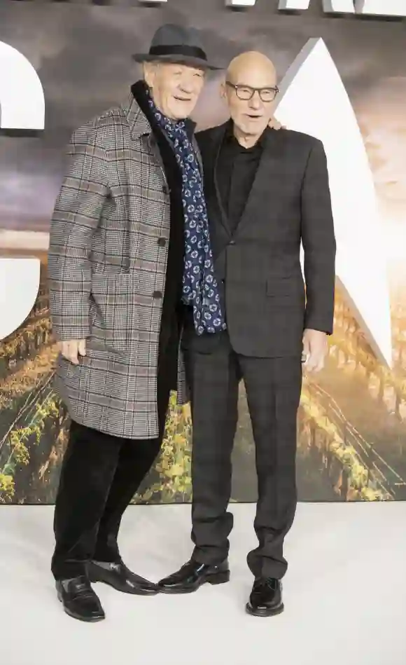 Ian McKellen y Patrick Stewart en el estreno de 'Star Trek: Picard', Londres, Reino Unido 15 Ene 2020 Ian McKellen y Patrick Stewart. (B2820/Fotoshot)