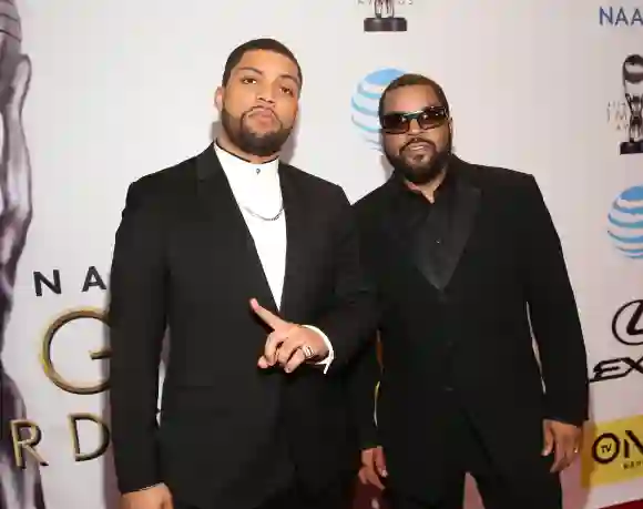 O'Shea Jackson Jr. and Ice Cube attend the 47th NAACP Image Awards.