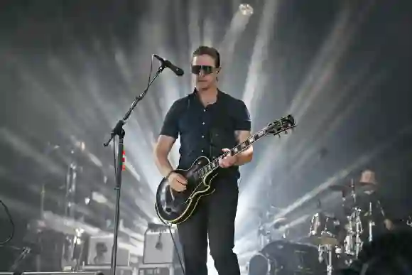 Interpol perform at The I Think Financial Amphitheatre. Featuring: Paul Banks Where: West Palm Beach, Florida, United St