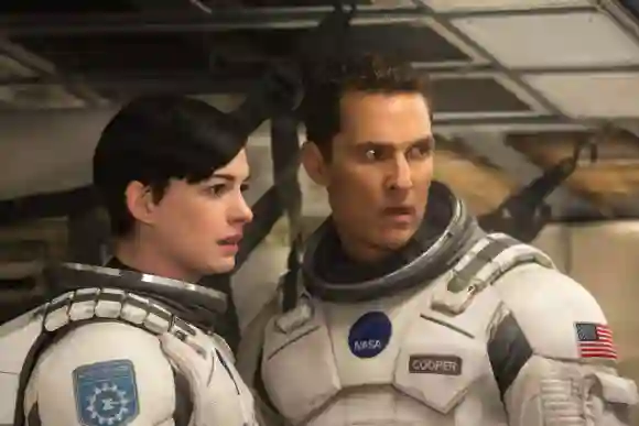 Matthew McConaughey y Anne Hathaway en Interstellar