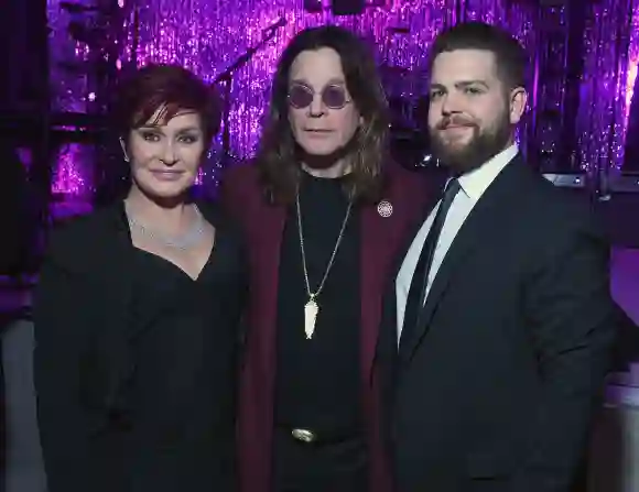 Jack Osbourne with his parents Sharon and Ozzy Osbourne