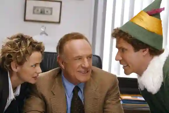 Film Still from Elf Amy Sedaris, James Caan, Will Ferrell © 2003