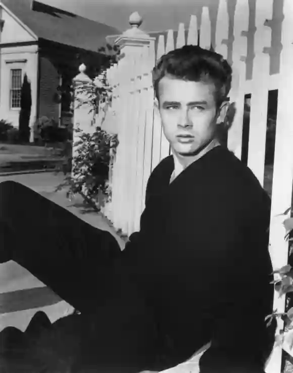 James Dean (1931-1955) while filming Rebel Without a Cause﻿. Tragic death car crash.