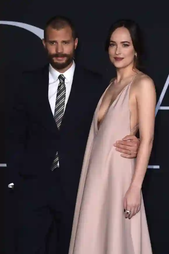 Jamie Dornan Dakota Johnson movie premiere