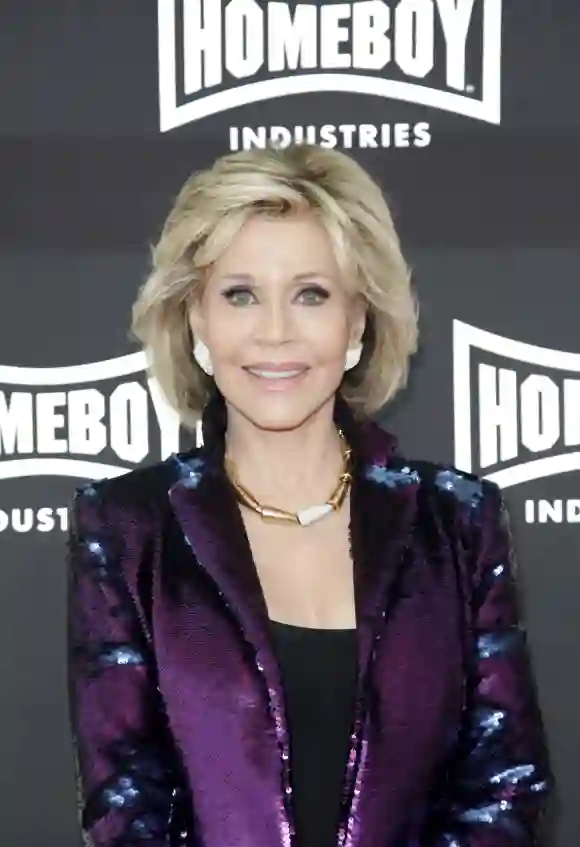 Jane Fonda attends Homeboy Industries 2019 Lo Máximo Awards Dinner.