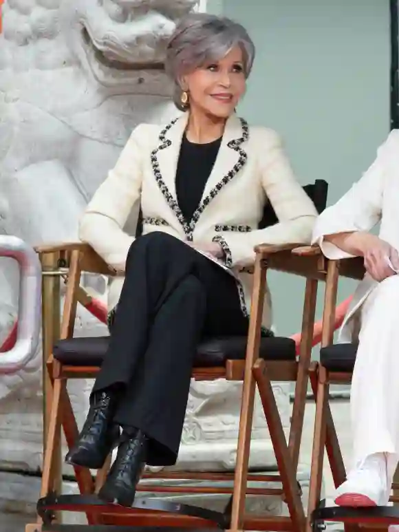 22 avril 2022, Hollywood, Californie, USA : Jane Fonda assiste à la cérémonie de remise d'empreintes de mains et de pieds en l'honneur de Lily Tomlin à t