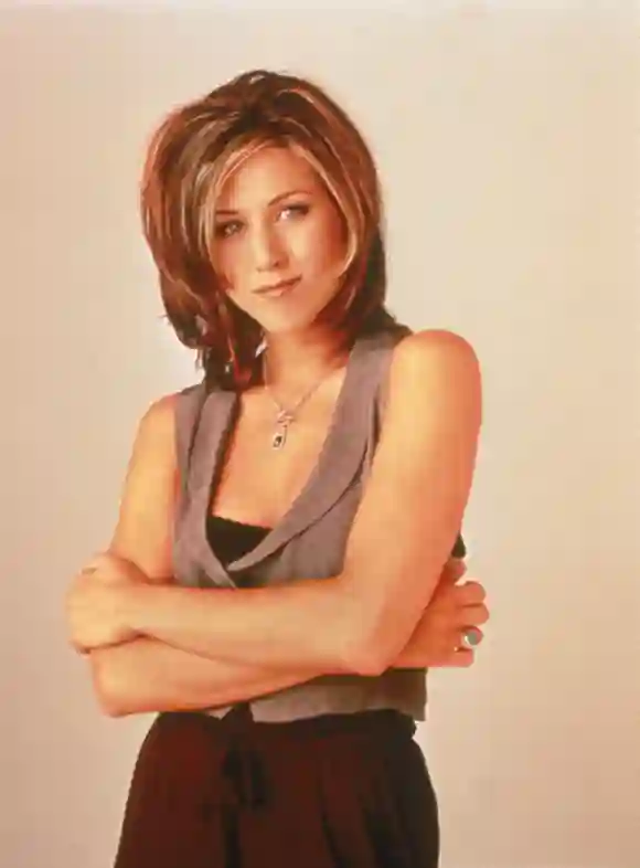 Jennifer Aniston en un still promocional de 'Friends'