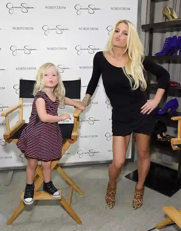Jessica Simpson and her daughter Maxwell