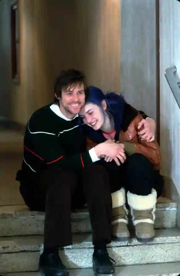 Jim Carrey and Kate Winslet in "Eternal Sunshine Of A Spotless Mind".