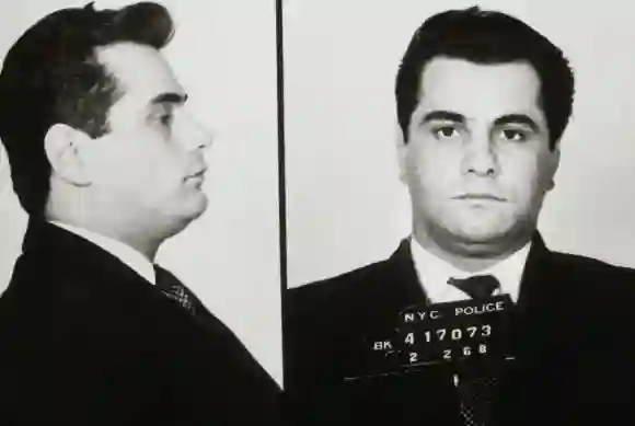 Mafia bigshot John Gotti, aka The Dapper Don, poses for mugshot photo in New York City, Febuary 2, 1968