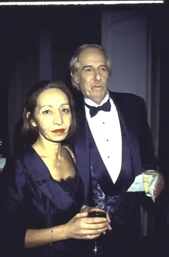 Singer/songwriter  John  Phillips  and  wife  Farnaz  at  Rock  and  Roll  Hall  of  Fame  induction