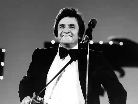 Johnny Cash Musiker Sänger Countrysänger Konzert in Hannover Foto vom 30 10 1980 *** Johnny Cas