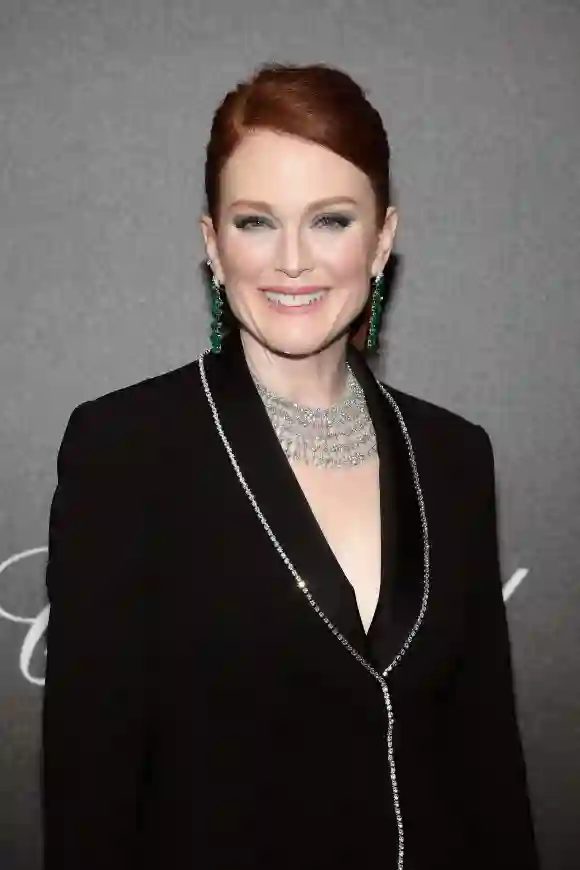 Julianne Moore attends Chopard Secret Night during the 71st annual Cannes Film Festival.
