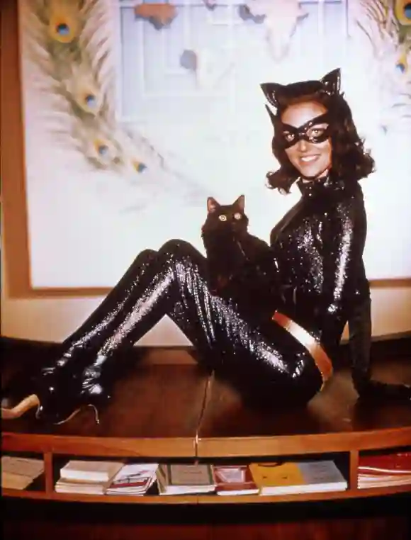 Julie Newmar as "Catwoman" in Batman TV Series c. 1965
