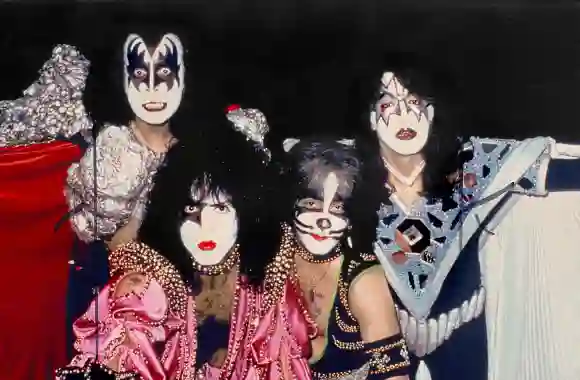 Gene Simmons, Paul Stanley, Peter Criss & Ace Frehley Kiss, Rock Group 01 May 1980