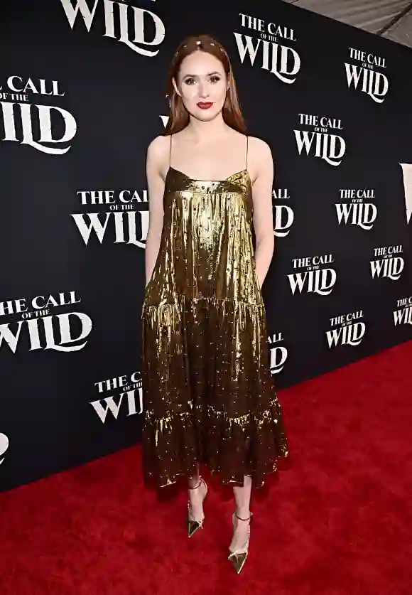 Karen Gillan arrives at the World Premiere of 20th Century Studios' "The Call of the Wild".