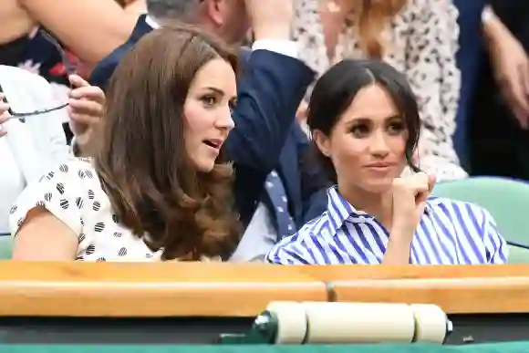 Kate Middleton y Meghan Markle asisten a Wimbledon 2018.