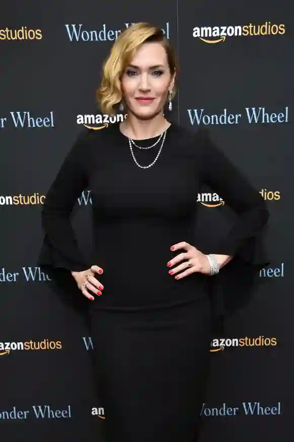 Kate Winslet assiste à la projection de "Wonder Wheel" au Musée d'art moderne.