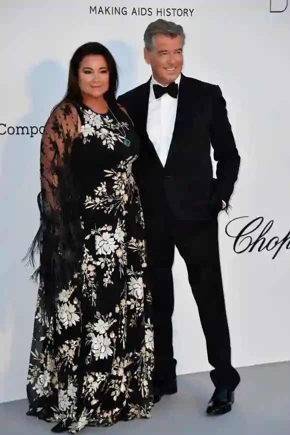 Keely Shaye Smith and Pierce Brosnan in 2018