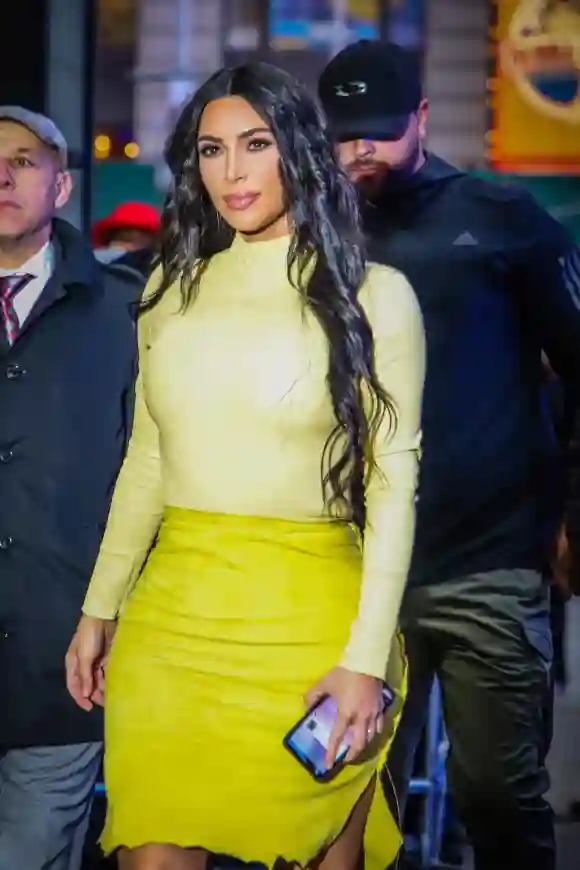 Kim Kardashian is seen in New York in the United States