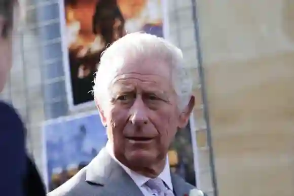 King Charles III during a visit to the University of Bordeaux's Experimental Forest