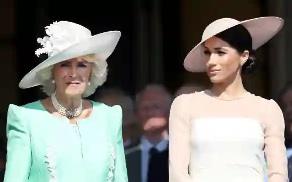 La reine Camilla et la duchesse Meghan