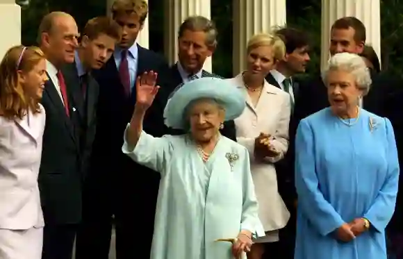 Queen Elizabeth II and Queen Mum