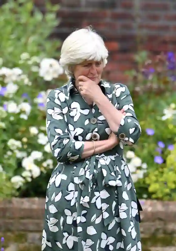 . 01/07/2021. London, United Kingdom. Lady Jane Fellowes at the unveiling of the new Princess Diana statue at Kensington