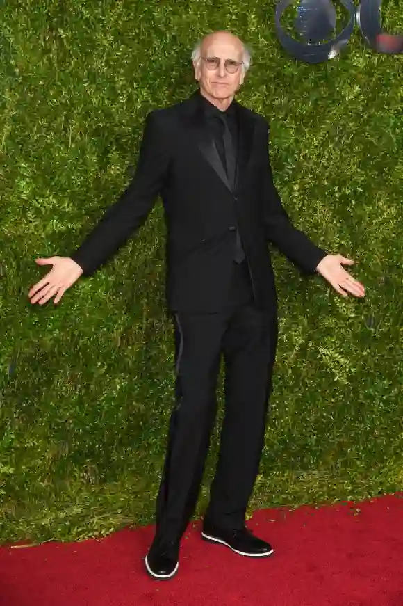 Larry David sur le tapis rouge des Tony Awards 2015.