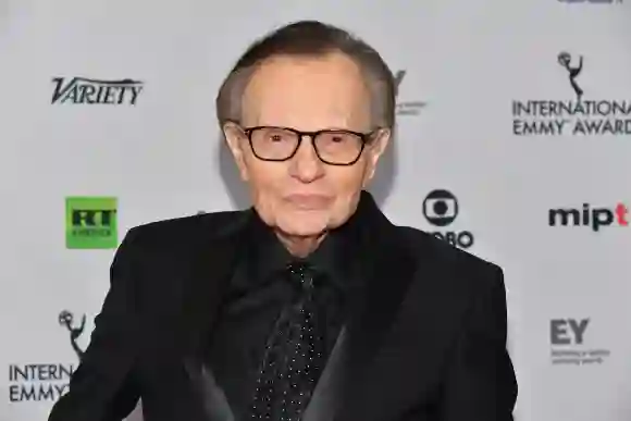 Larry King attends the 45th International Emmy Awards