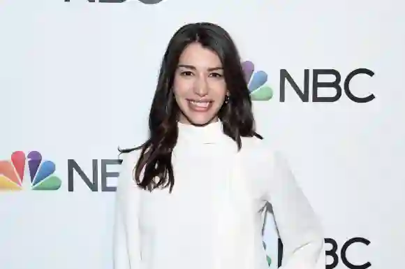 Jamie Gray Hyder, Law & Order: SVU cast member, attends NBC event in 2020.