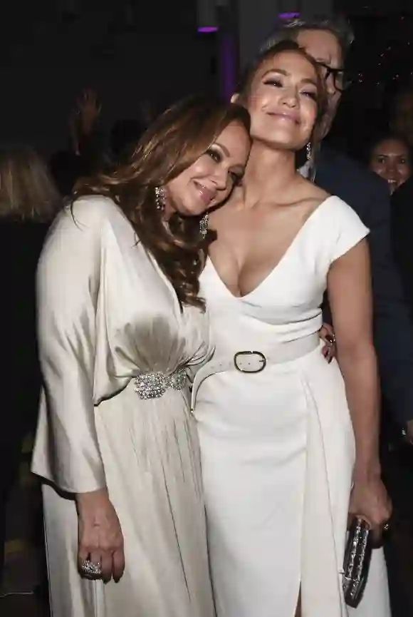 Leah Remini and Jennifer Lopez attend the 'Second Act' World Premiere After Party at West Edge on December 12, 2018 in New York City