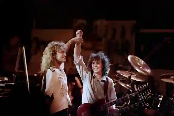 Led Zeppelin : Robert Plant et Jimmy Page