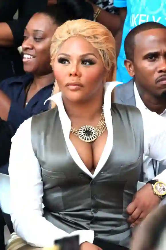 Lil' Kim after her breast surgery