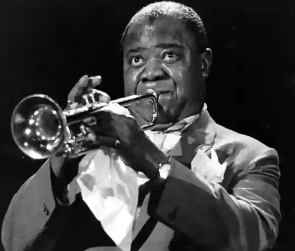 Louis Armstrong performing in 1965