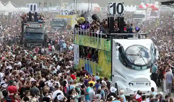 Love parade in Duisburg