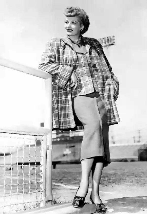 Picture of Lucille Ball taken in Hollywood, California, 17 June 1949.