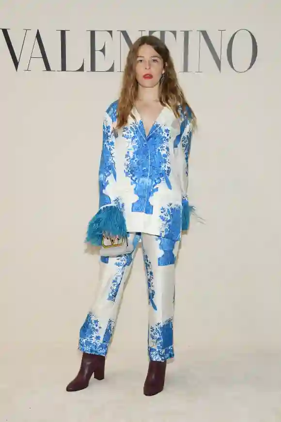 Maggie Rogers attends the Valentino show as part of Paris Fashion Week.