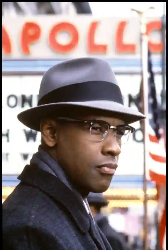 Denzel Washington in "Malcolm-X"