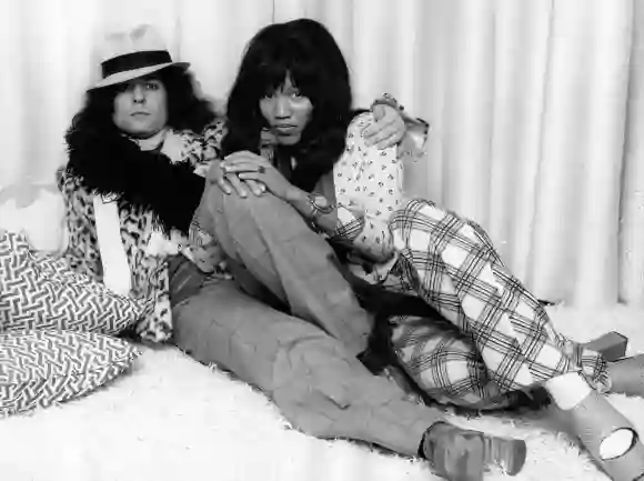 Marc Bolan and Gloria Jones