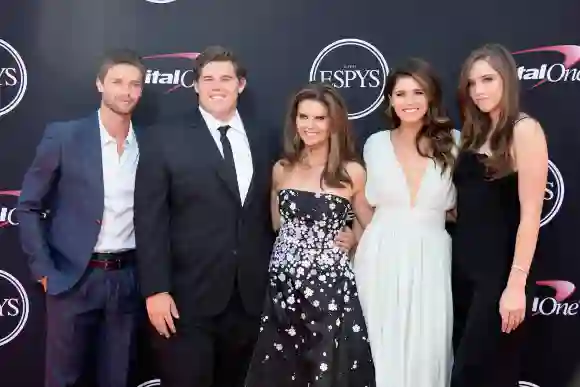 Maria Shriver with children Patrick, Christopher, Katherine and Christina