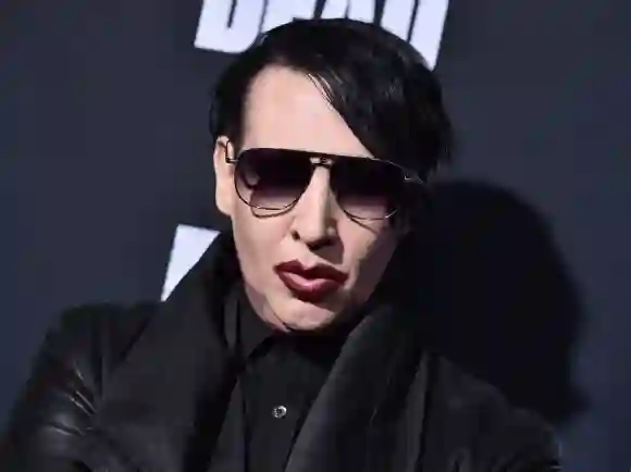 Marilyn Manson attends the Season 10 Premiere of 'The Walking Dead'
