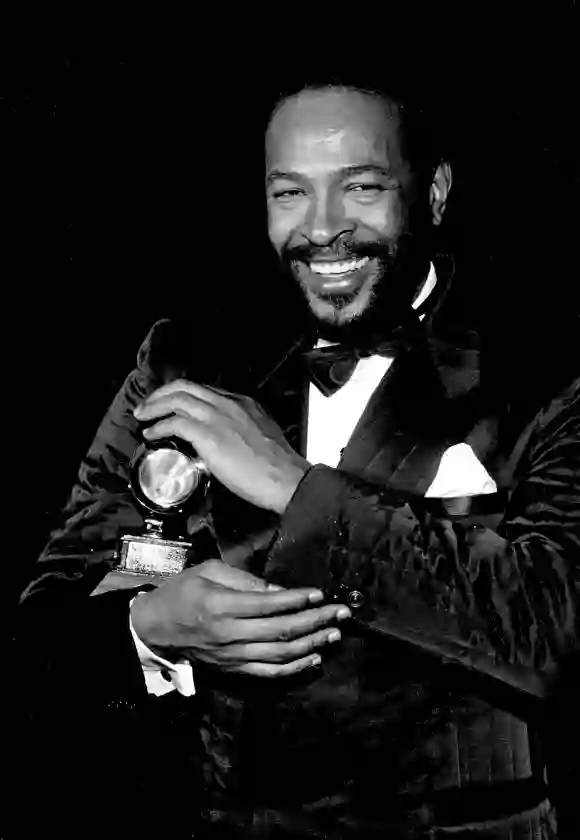 Marvin Gaye at the 1983 Grammy Awards