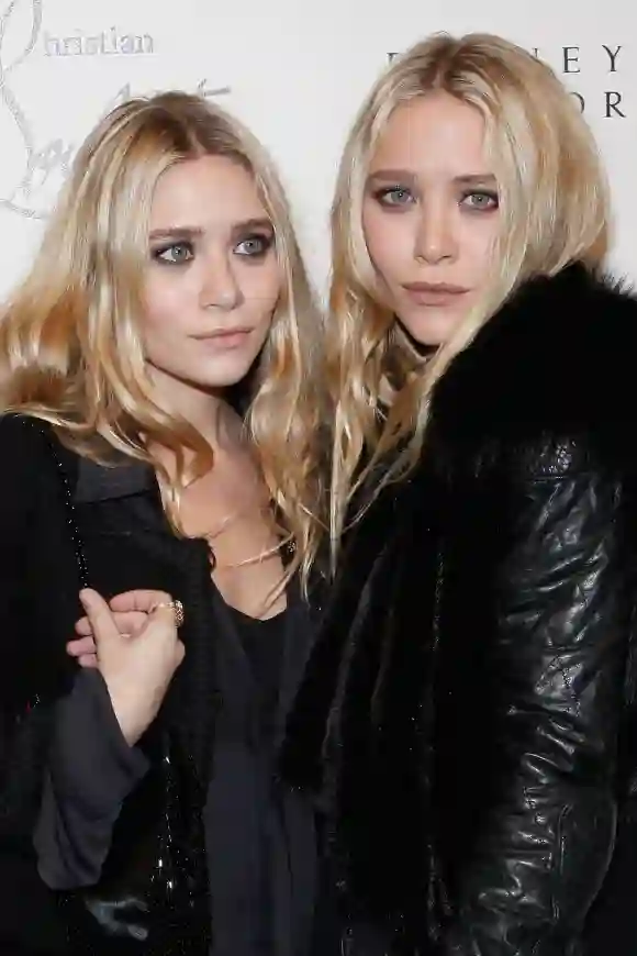 Ashley Olsen and Mary-Kate Olsen attend the Christian Louboutin Cocktail party.