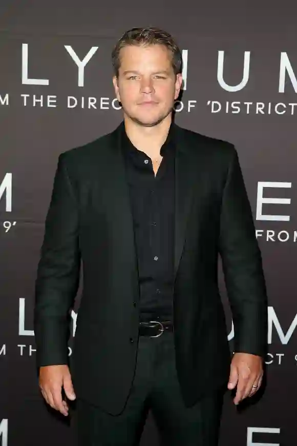 Matt Damon llega al estreno de "Elysium" en Australia.