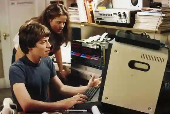 Matthew Broderick with co-star Ally Sheedy in 1983's 'War Games'
