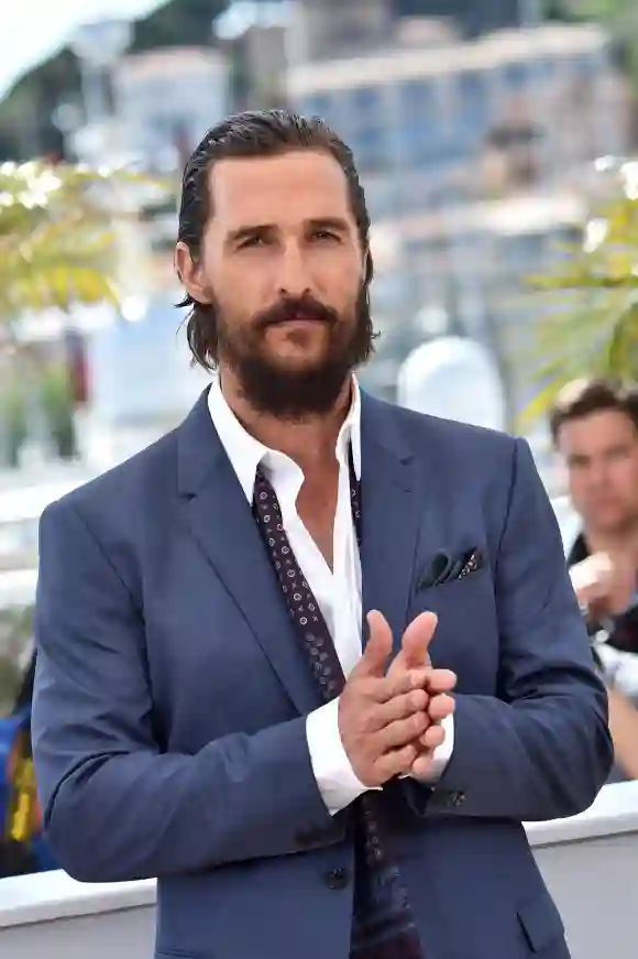 Matthew McConaughey poses during a photocall for the film "The Sea of Trees" at the 68th Cannes Film Festival in Cannes.
